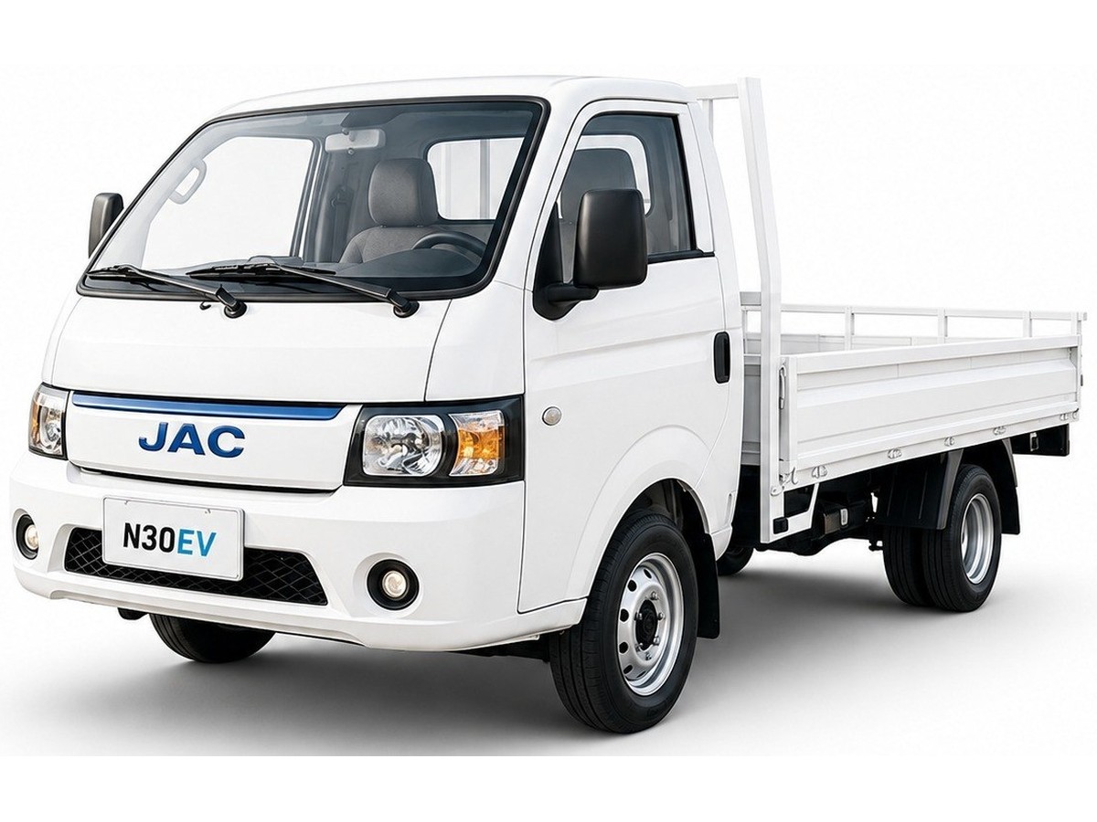 JAC N30EV — JAC electric light truck, 3.5-tonne light-duty electric truck — 105 kW / 300 Nm, 63.75 kWh battery, 230 km ECO range